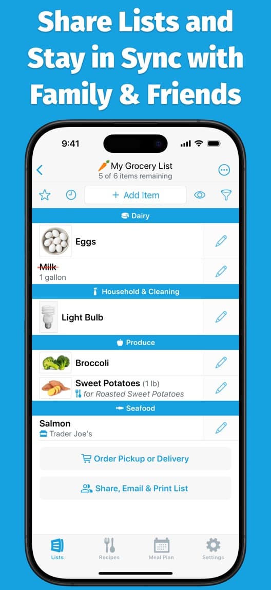 AnyList first US iPhone App Store listing screenshot