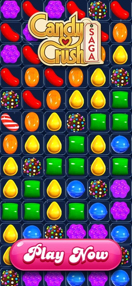 Candy Crush Saga first US iPhone App Store listing screenshot