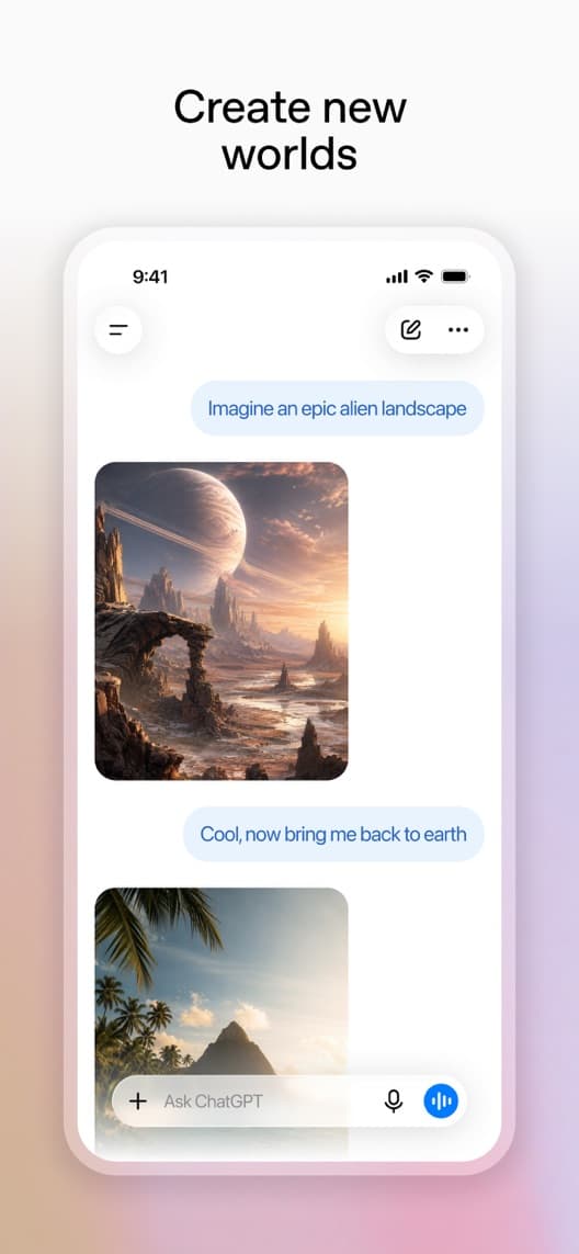 ChatGPT first US iPhone App Store listing screenshot