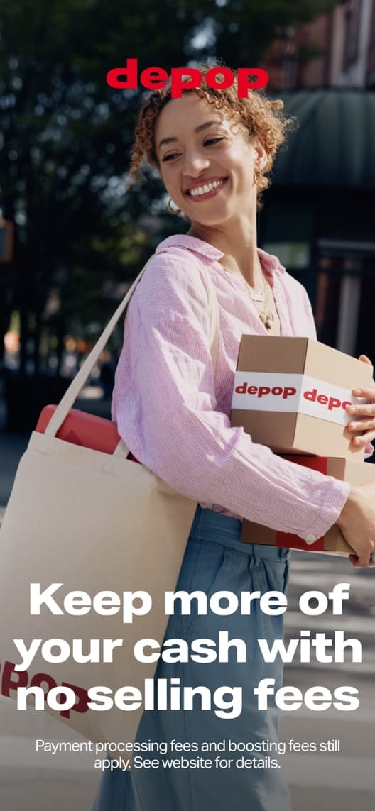 Depop first US iPhone App Store listing screenshot