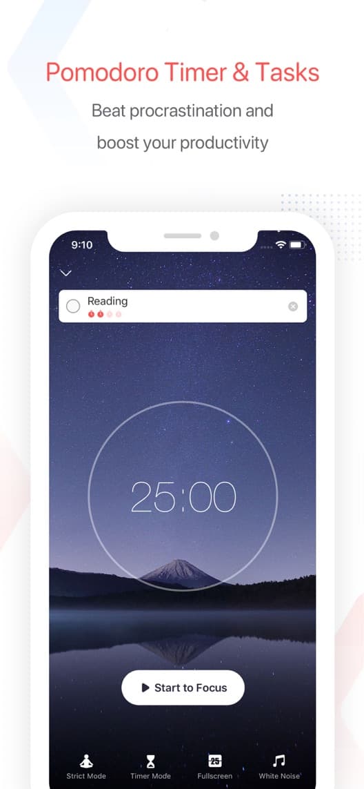 Focus To-Do first US iPhone App Store listing screenshot