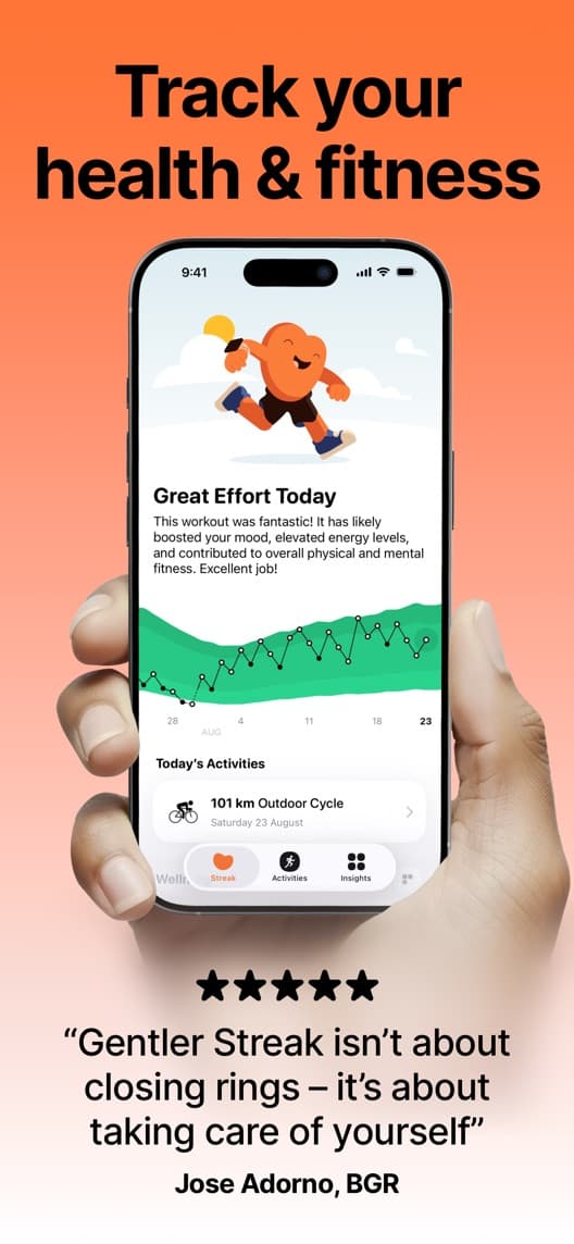 Gentler Streak first US iPhone App Store listing screenshot