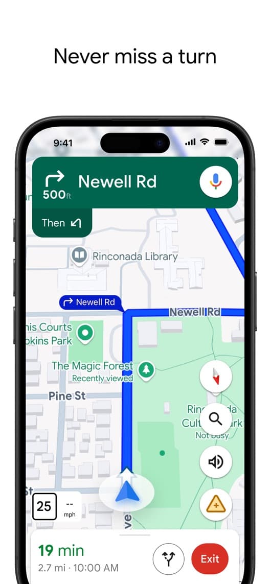 Google Maps first US iPhone App Store listing screenshot