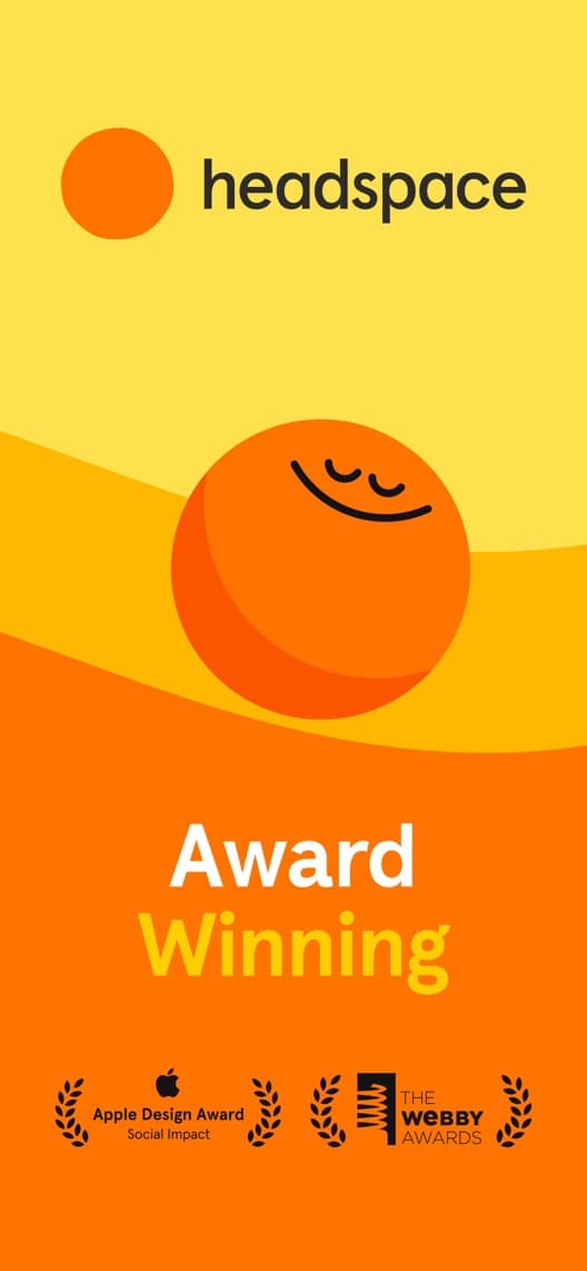 Headspace first US iPhone App Store listing screenshot