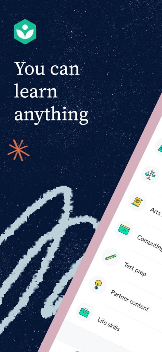 Khan Academy first US iPhone App Store listing screenshot