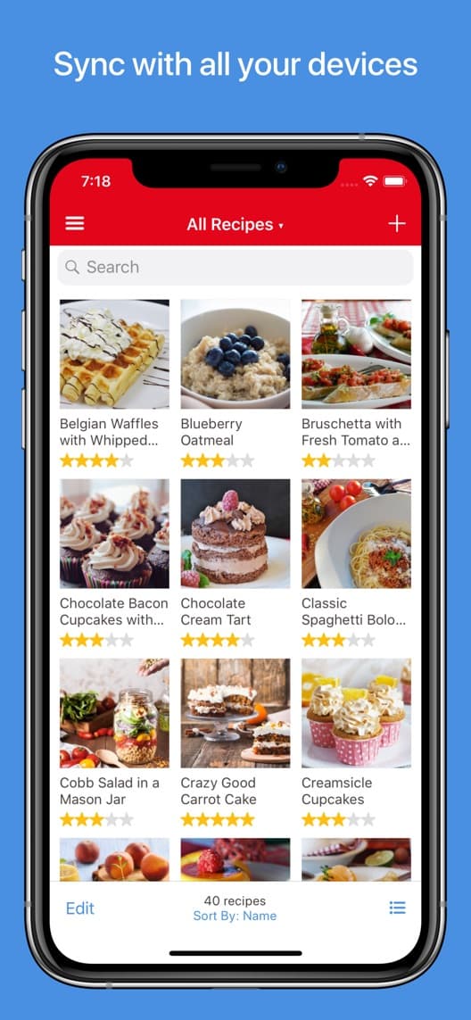 Paprika Recipe Manager first US iPhone App Store listing screenshot
