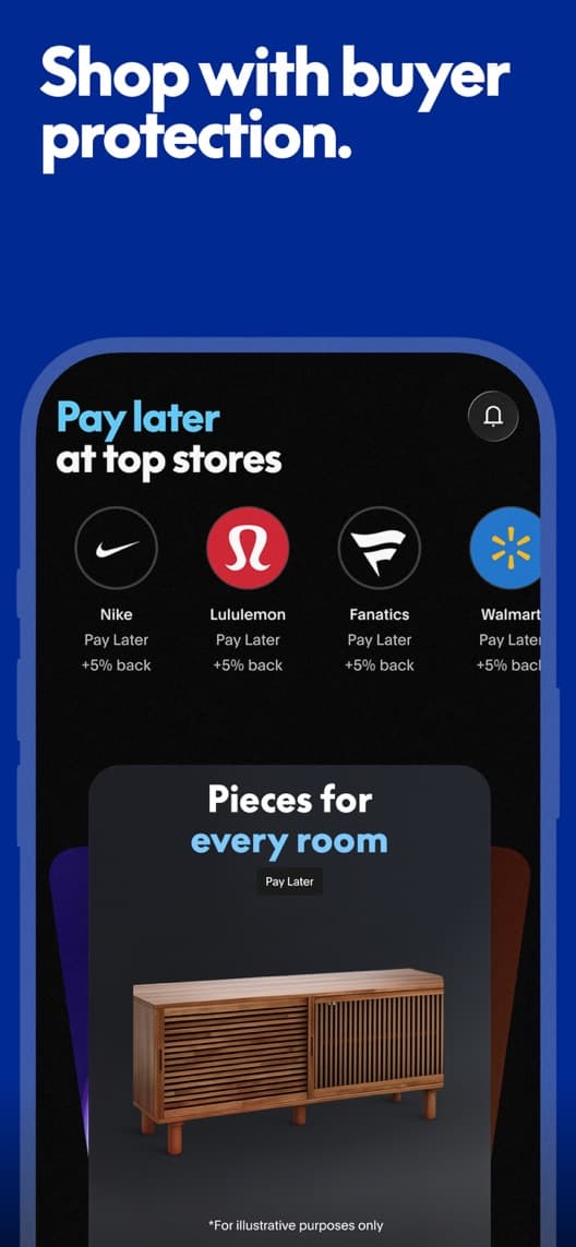 PayPal first US iPhone App Store listing screenshot