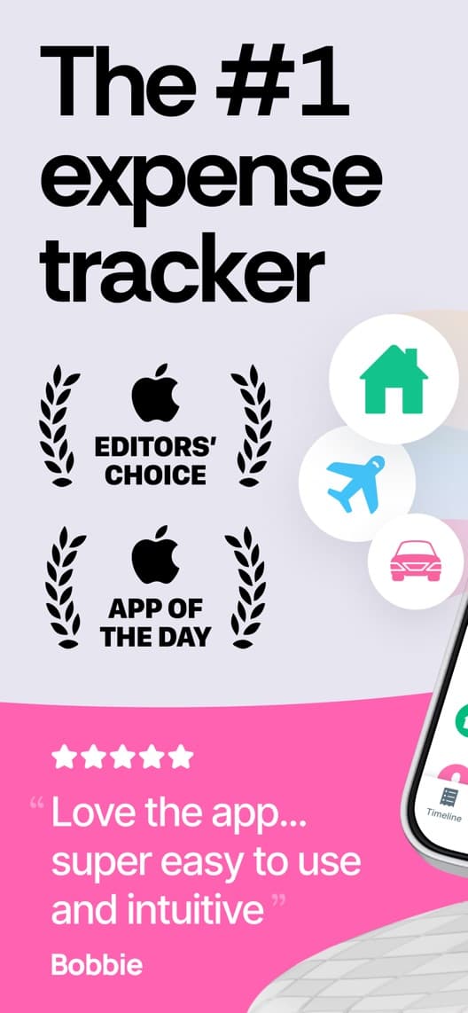Spendee first US iPhone App Store listing screenshot