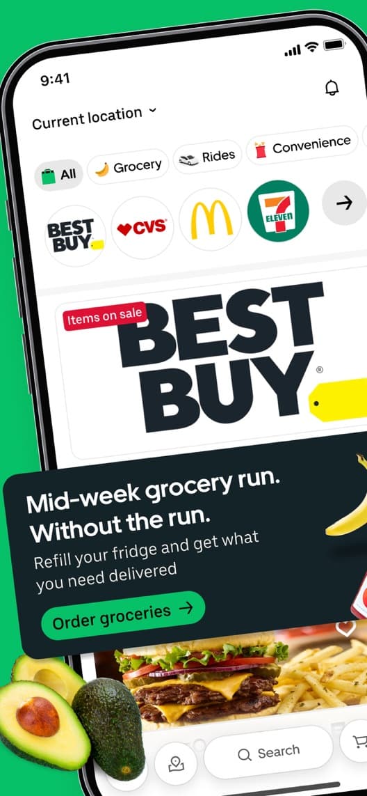 Uber Eats first US iPhone App Store listing screenshot