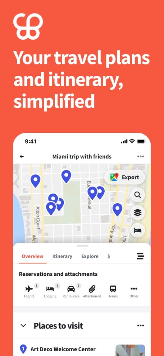 Wanderlog first US iPhone App Store listing screenshot