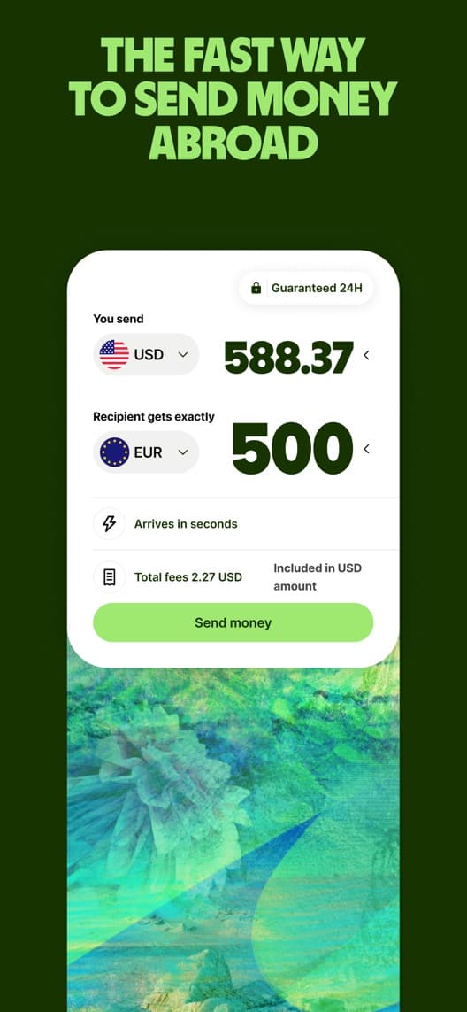 Wise first US iPhone App Store listing screenshot