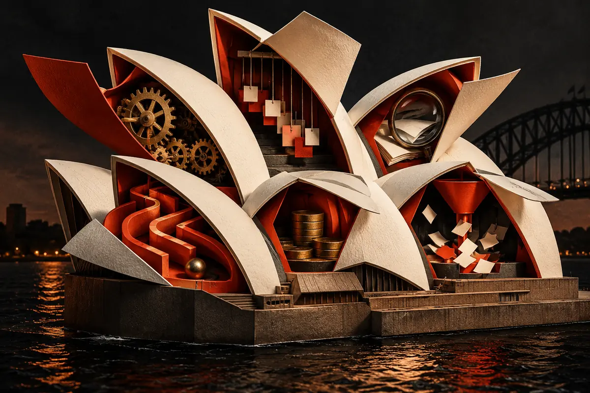 Sydney sail-like shells open into six mechanisms for questions about an Australian ASO proposal.